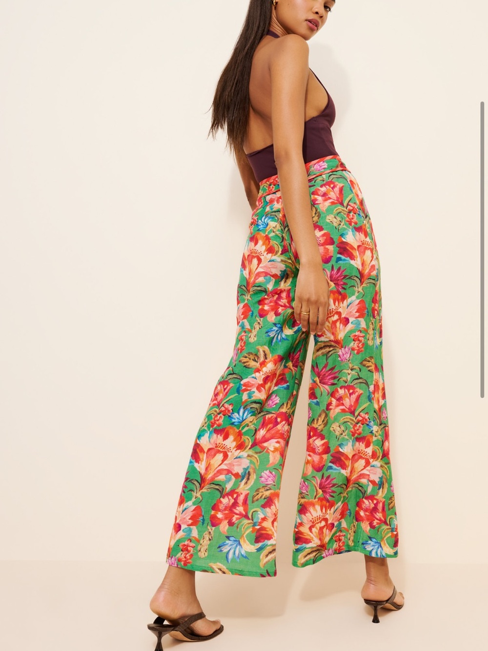 Farm Rio Floral Pants - Picture 2 of 4